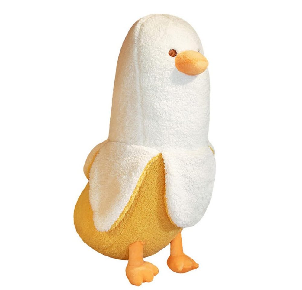 NUODWELL Babykissen Plüschtier Banane Ente Stofftier,Kawaii Ente Plüsch,Banane Kuscheltier von NUODWELL