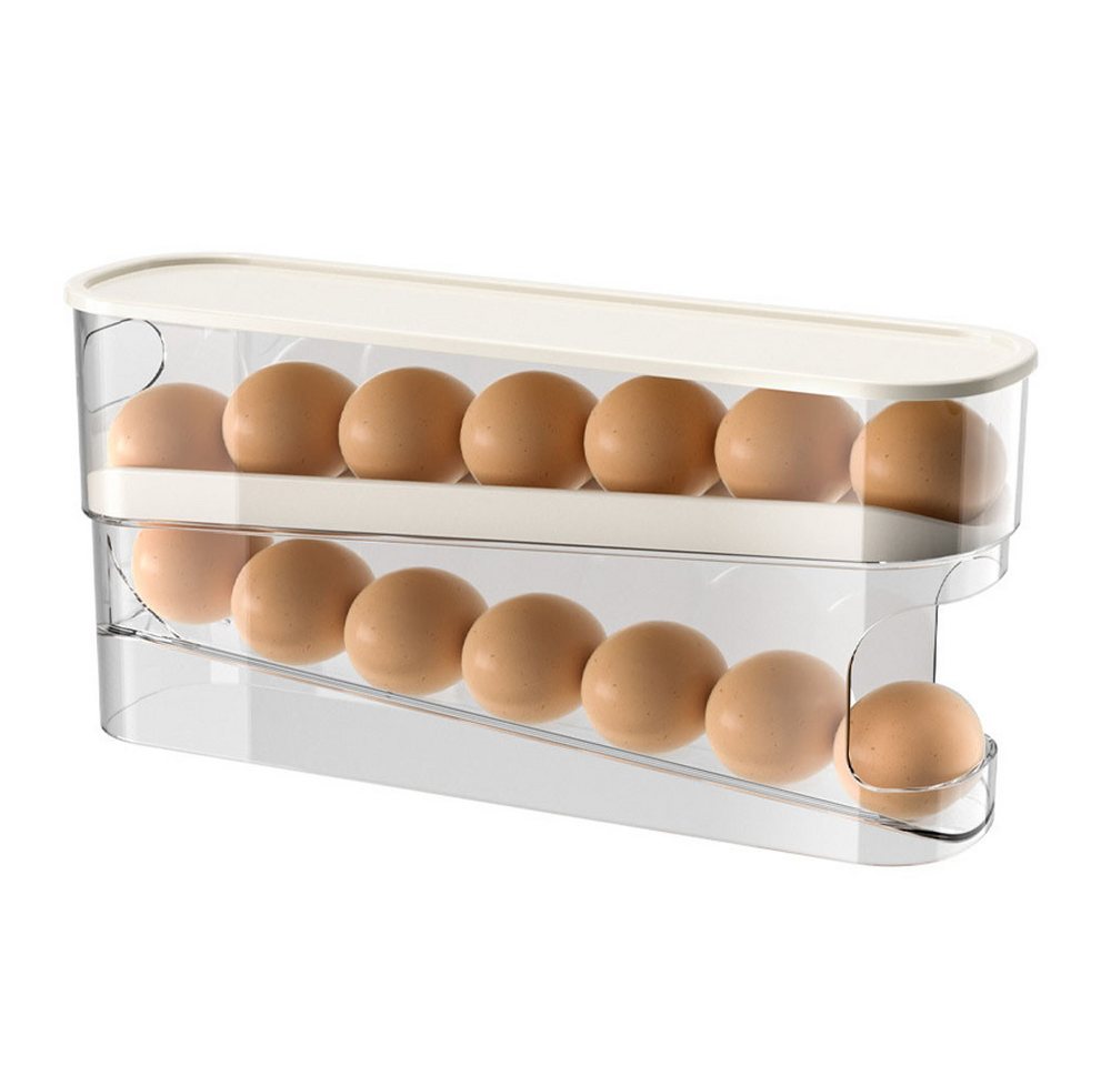 NUODWELL Eierkorb 2 Schichten Automatisch Rollender Eierbehälter für Kühlschrank NUODWELL Eierkorb 2 Schichten Automatisch Rollender Eierbehälter für Kühlschrank von NUODWELL