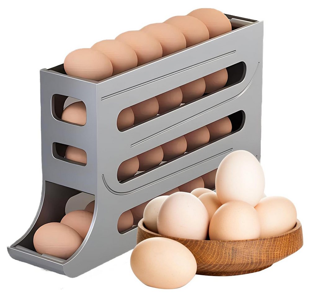 NUODWELL Eierkorb Eierhalter für Kühlschrank,4-Tier Automatische Eierspender für 30 Eier NUODWELL Eierkorb Eierhalter für Kühlschrank,4-Tier Automatische Eierspender für 30 Eier von NUODWELL