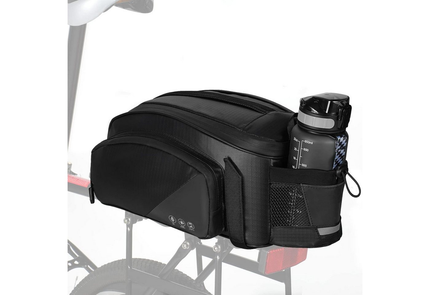 NUODWELL Fahrradbox Fahrradtaschen, Wasserdicht & Reflektierend Hinten für Gepäckträger NUODWELL Fahrradbox Fahrradtaschen, Wasserdicht & Reflektierend Hinten für Gepäckträger von NUODWELL