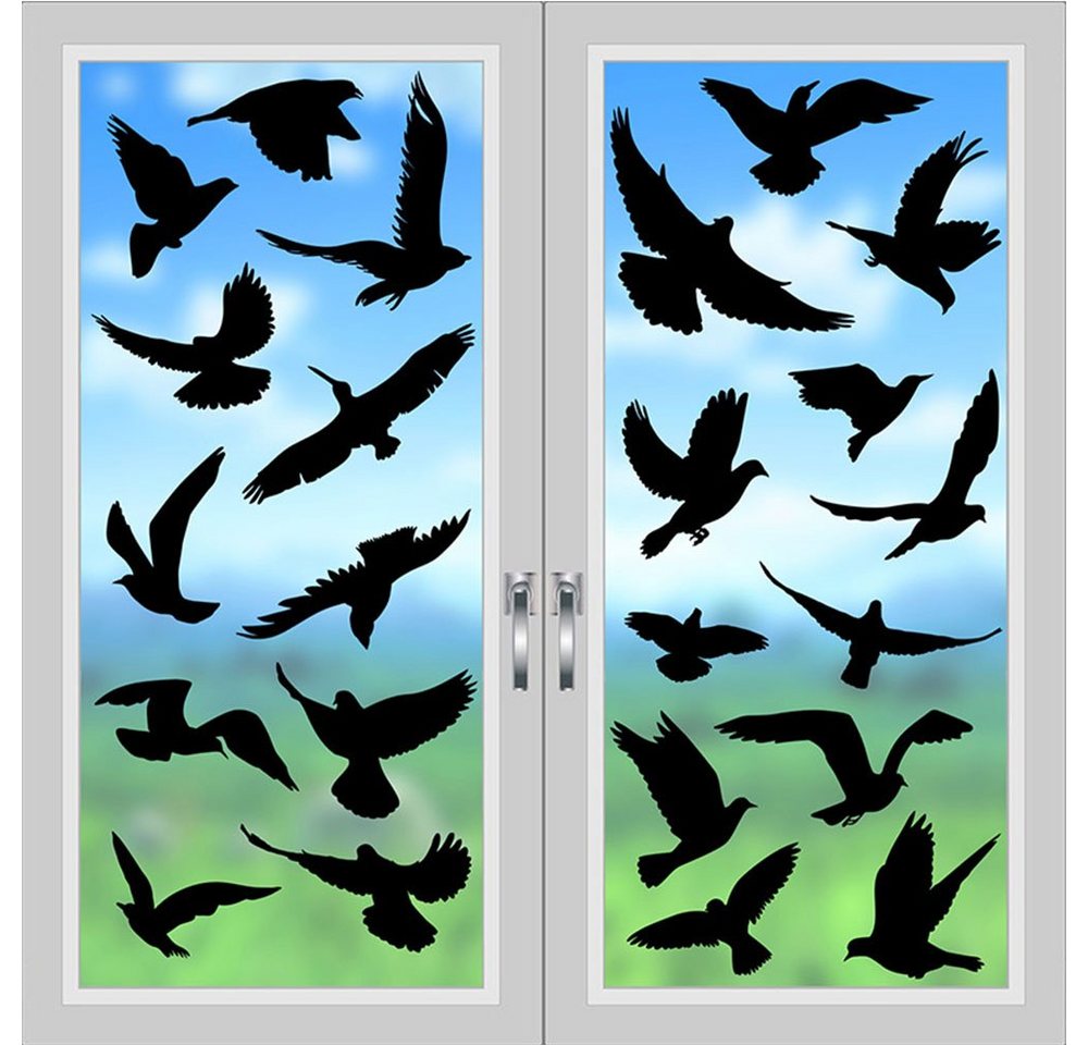 NUODWELL Fensterbild Satz mit 9 Anti-Bump-Fensteraufklebern Vogel-Fensteraufkleber NUODWELL Fensterbild Satz mit 9 Anti-Bump-Fensteraufklebern Vogel-Fensteraufkleber von NUODWELL