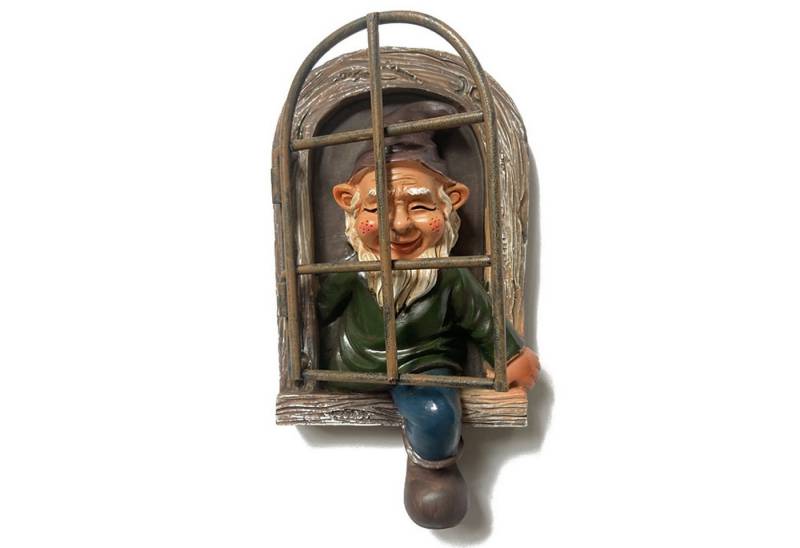 NUODWELL Gartenfigur Gartenzwerg Hängende Gartenzwerge Baum Zwerg Dekoration von NUODWELL