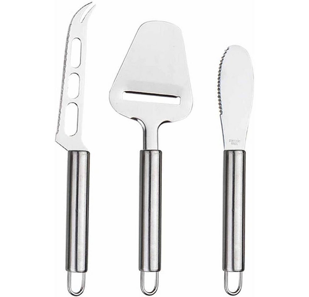 NUODWELL Käsemesser 3 Stück Käsemesser Set, Edelstahl Käsehobel, Käse Werkzeuge von NUODWELL