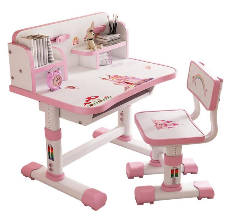 NUODWELL Kinderschreibtisch Schreibtisch und Stuhl-Set für Kinder, mit Schubladen und Aufbewahrung NUODWELL Kinderschreibtisch Schreibtisch und Stuhl-Set für Kinder, mit Schubladen und Aufbewahrung von NUODWELL
