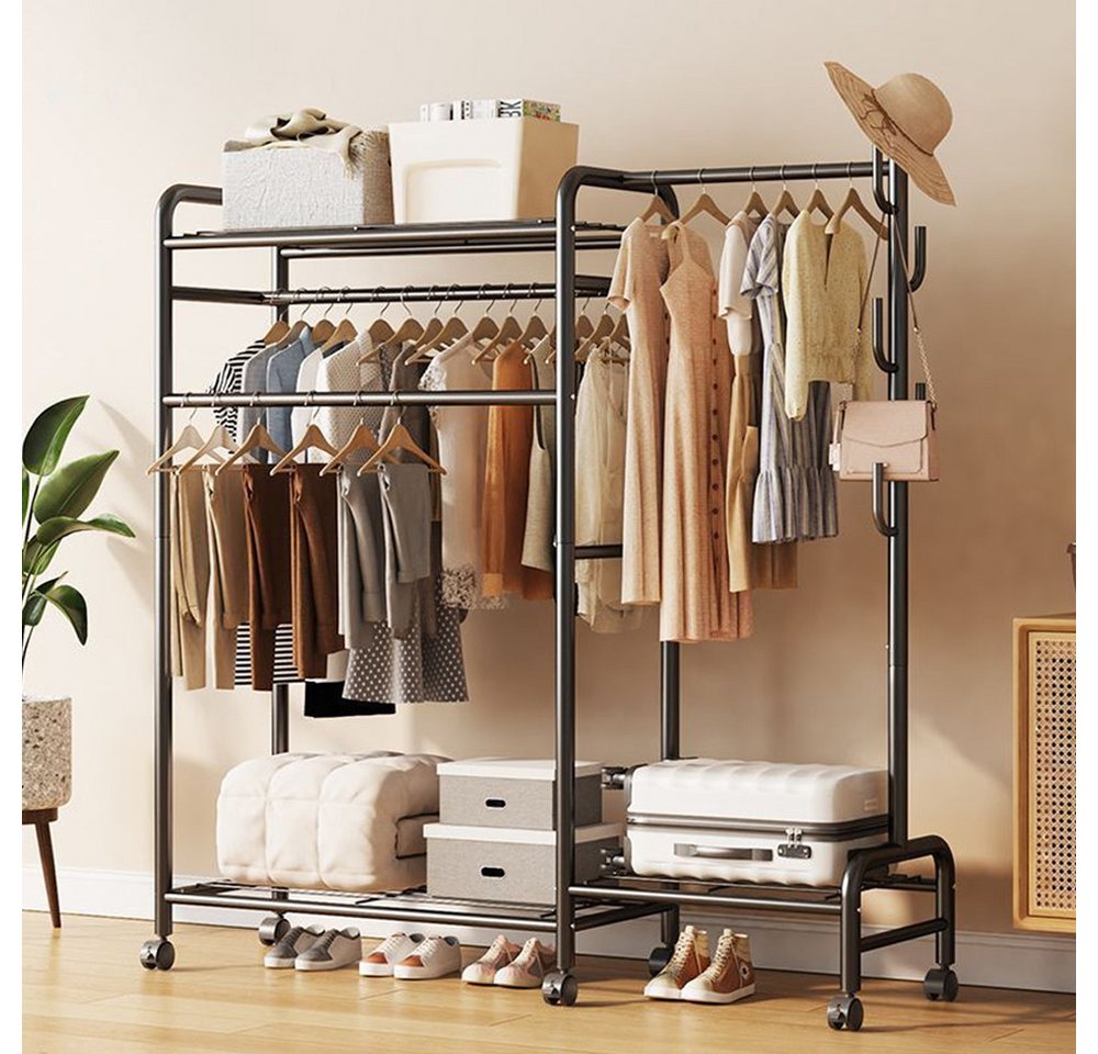 NUODWELL Kleiderständer Kleiderschrank,Freistehend Metall Kleiderständ Schwerlast Kleiderbügel NUODWELL Kleiderständer Kleiderschrank,Freistehend Metall Kleiderständ Schwerlast Kleiderbügel von NUODWELL