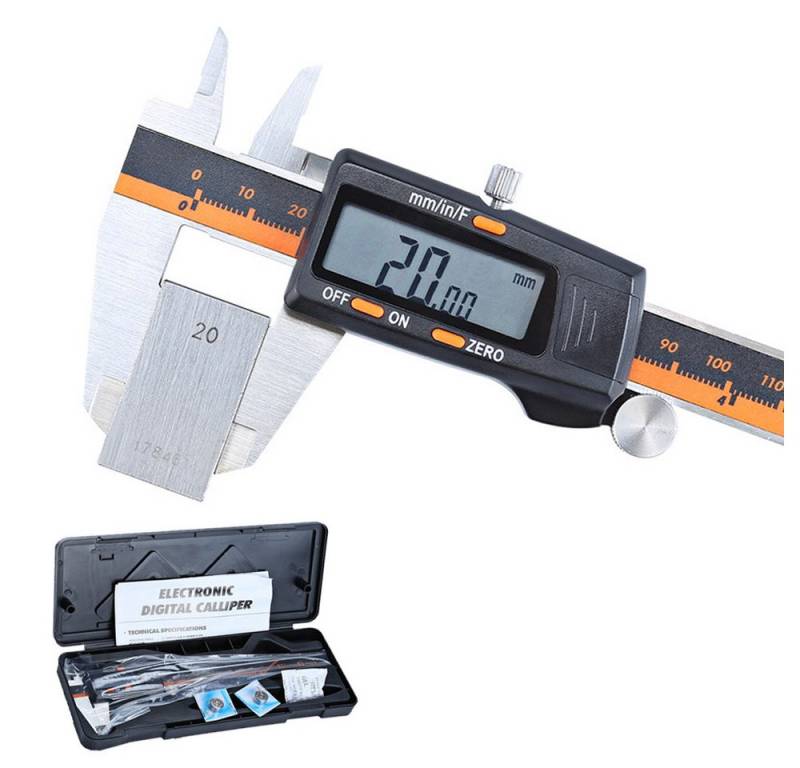 NUODWELL Messschieber Messschieber Digital 150mm, Einstellbar Genauigkeit 0.01mm LCD-Anzeige von NUODWELL