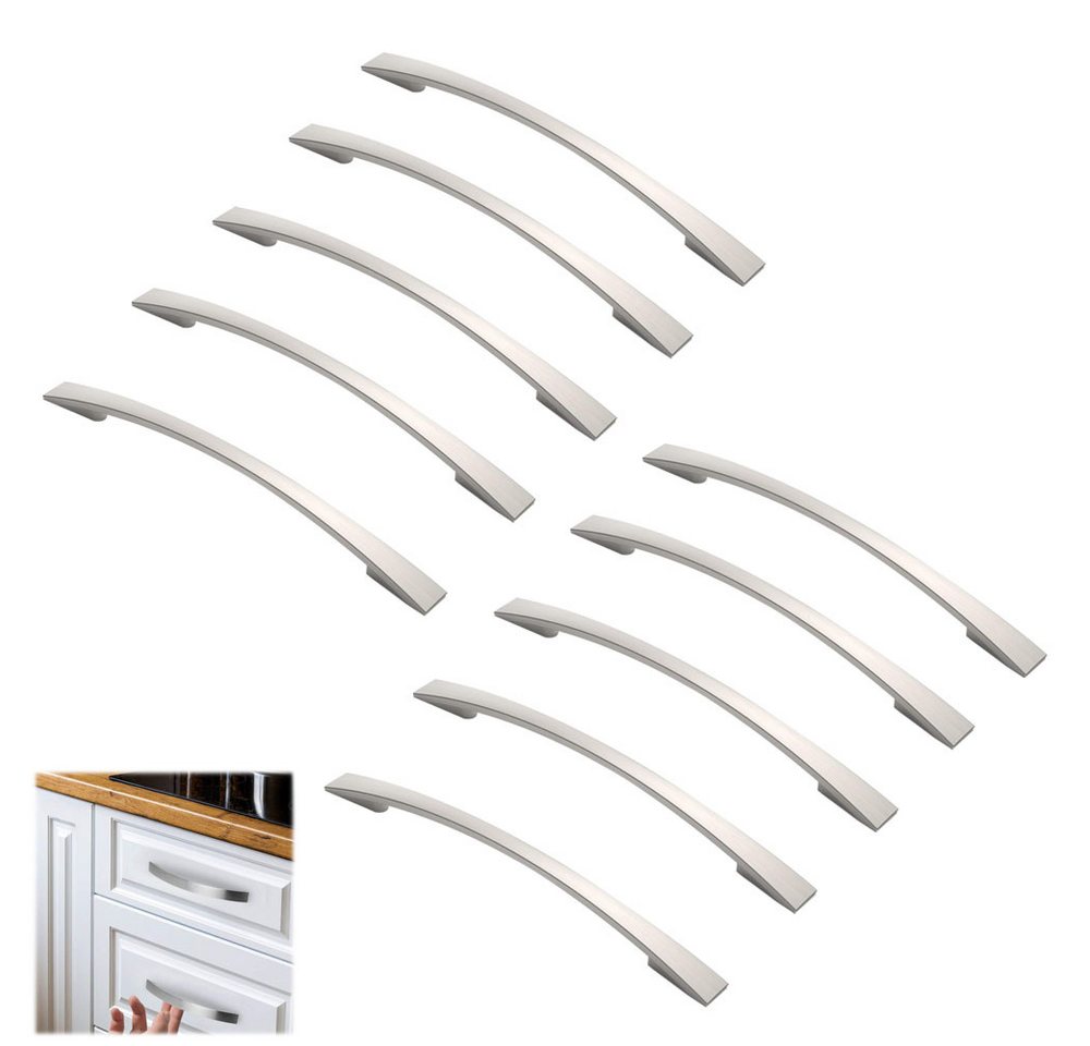 NUODWELL Möbelgriff 10 Stück Griffe, 160mm Lochabstand, Küchengriffe, Schubladengriffe NUODWELL Möbelgriff 10 Stück Griffe, 160mm Lochabstand, Küchengriffe, Schubladengriffe von NUODWELL