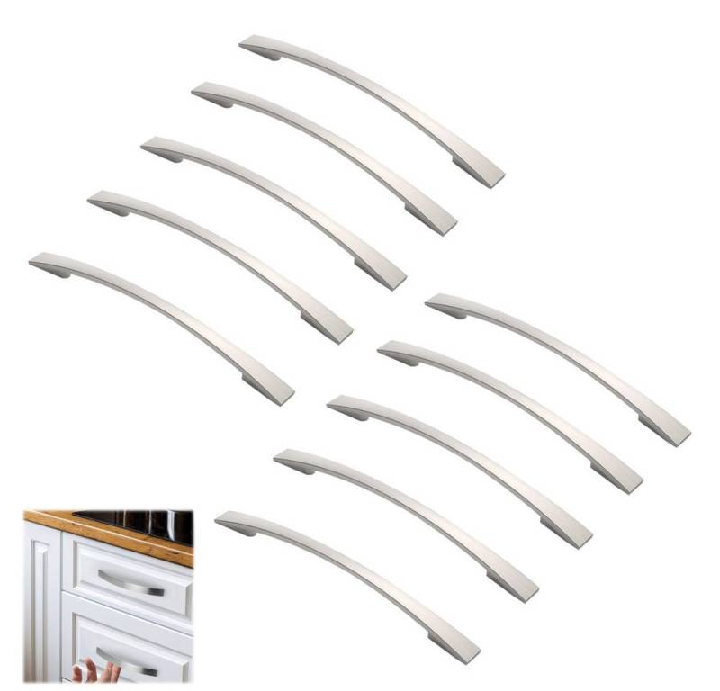 NUODWELL Möbelgriff 10 Stück Griffe, 160mm Lochabstand, Küchengriffe, Schubladengriffe NUODWELL Möbelgriff 10 Stück Griffe, 160mm Lochabstand, Küchengriffe, Schubladengriffe von NUODWELL
