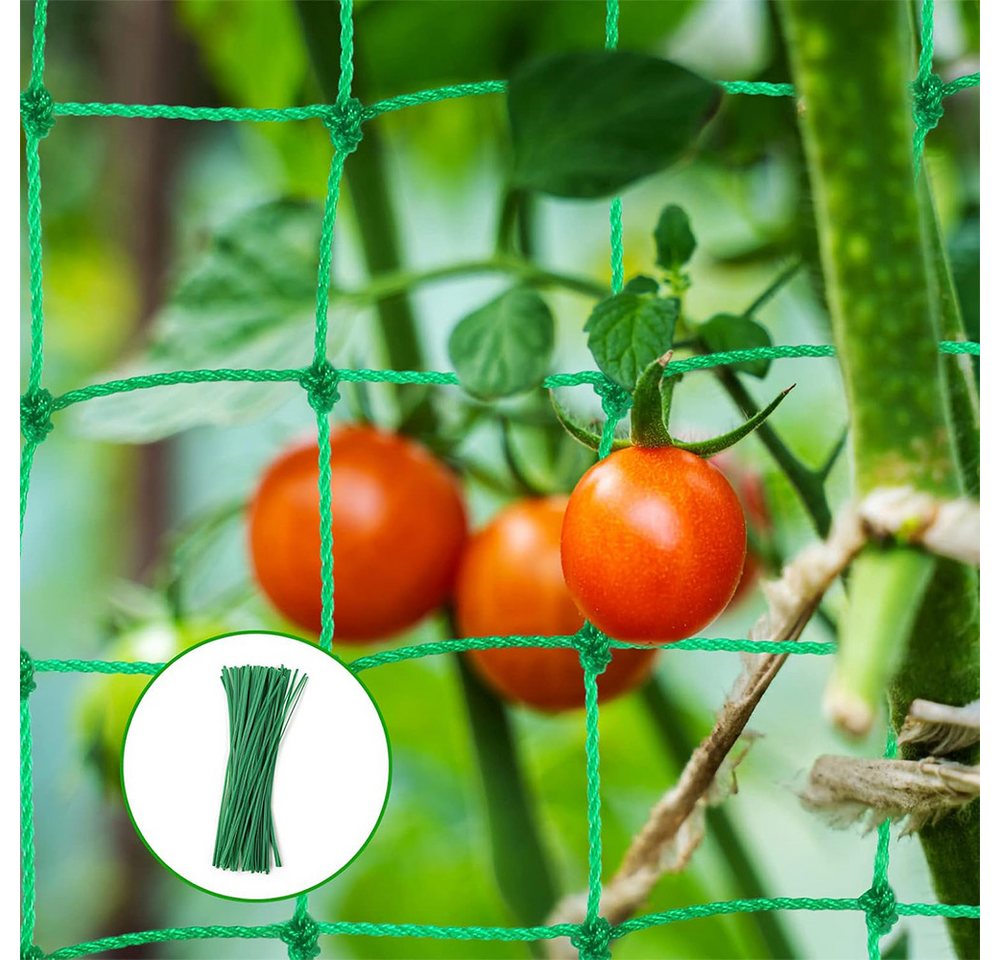 NUODWELL Rankhilfe Ranknetz für Kletterpflanzen, Vogelschutznetz mit 60 Pflanzenbinder, 27 Stränge Ranknetz Rankhilfe für Gurken, Tomaten, Kletterpflanzen NUODWELL Rankhilfe Ranknetz für Kletterpflanzen, Vogelschutznetz mit 60 Pflanzenbinder, 27 Stränge Ranknetz Rankhilfe für Gurken, Tomaten, Kletterpflanzen von NUODWELL
