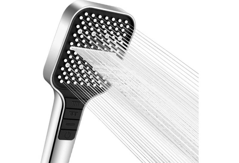 NUODWELL Handbrause 7 Strahlarten Duschkopf Regendusche Gross Duschbrause Druckerhöhend von NUODWELL