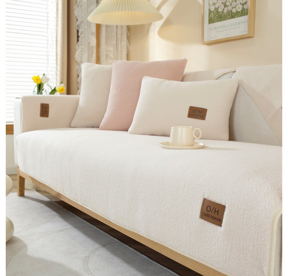 NUODWELL Sofahusse Hussen-Set Sofa Abdeckung Kissen Winter rutschfest NUODWELL Sofahusse Hussen-Set Sofa Abdeckung Kissen Winter rutschfest von NUODWELL
