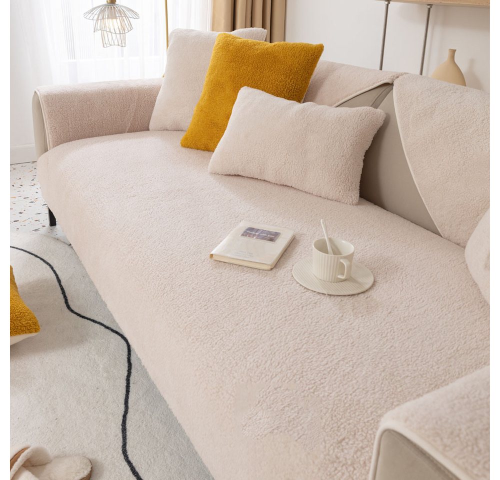 NUODWELL Sofahusse Sofabezug 1 2 3 4-Sitzer,Sofa überwurfdecke mit Rutschfester Unterlage NUODWELL Sofahusse Sofabezug 1 2 3 4-Sitzer,Sofa überwurfdecke mit Rutschfester Unterlage von NUODWELL