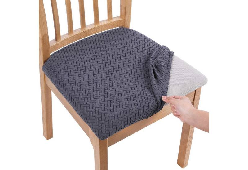 NUODWELL Stuhlbezug Stretch Bezug für Stühle Sitzbezüge für Esszimmerstühle Abwaschbar von NUODWELL