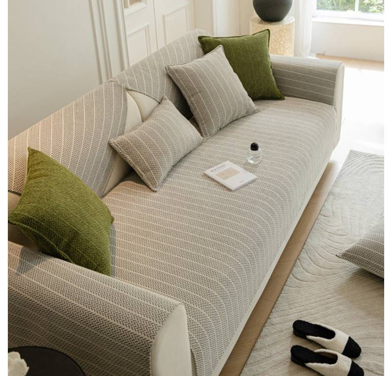 NUODWELL Sofabezug Chenille Sofabezug 1 2 3 4 Sitzer, rutschfest L Form Ecksofa Überzug NUODWELL Sofabezug Chenille Sofabezug 1 2 3 4 Sitzer, rutschfest L Form Ecksofa Überzug von NUODWELL