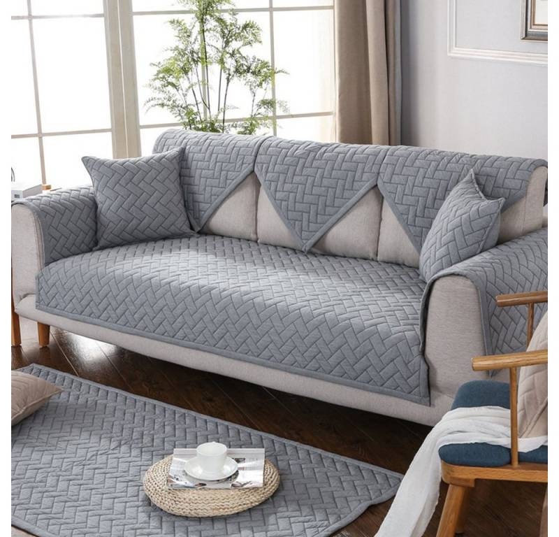 NUODWELL Sofabezug Sofabezug rutschfeste Sofadecke, Hund Katze Überwurf Hundedecke Ecksofa von NUODWELL