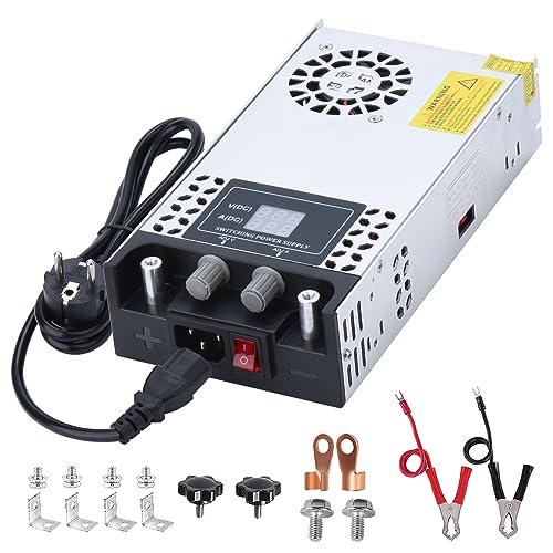 NUOFUWEI Einstellbares DC 0-48V 12.5A 600W Netzteil - AC 230V auf DC 0-48Volt Transformator Mit LED-Anzeige, Einstellbare Ausgangsspannung Und Strom von NUOFUWEI