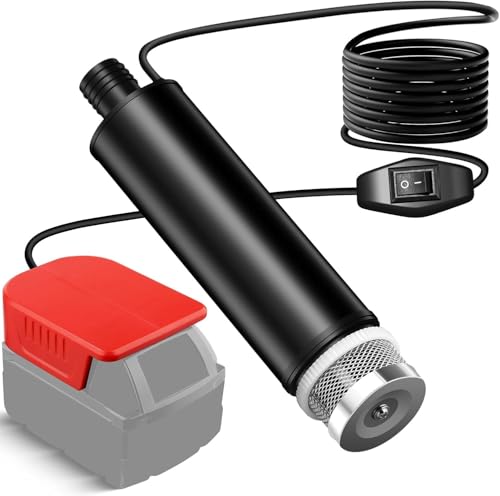 Kabellose Wassertransferpumpe für Milwaukee M18 18 V Akku – ideal für Garten, Camping und Poolentwässerung (ohne Batterie) von NUOGEDZ