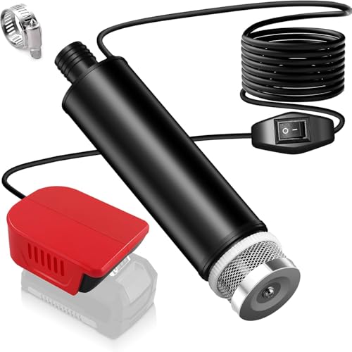 Wasser Pumpe Sumpf Pumpe for Einhell 18V Akku, Tauchpumpe für Campingwannen, Garten, Wohnmobil, Teichentwässerung, Baustellen(KEIN Akku) von NUOGEDZ