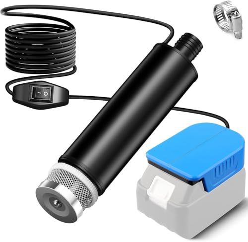 für Makita 18V Wasserpumpe – 120W Kabellose Wassertransferpumpe, 500 GPH Mini-Pumpe für Pool, Garten, Aquarium, Teich, Tank (ohne Akku) von NUOGEDZ