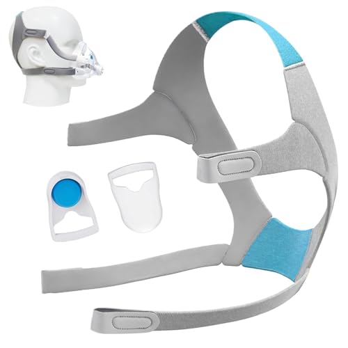 Kopfbedeckung CPAP F20 Kopfbband Kompatibel mit Resmed Airfit F20 CPAP Mask CPAP Maskenzubehör Unisex CPAP-Ersatz-Kopfband(Maske nicht Enthalten) von NUOOO