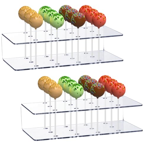 Lollipop Ständer 12 Löcher Klar Lutscher Halter Cake Pop Ständer für Hochzeiten Geburtstagsfeiern Babyparties von NUOOO