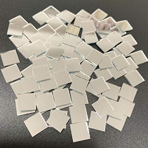 NUORUI 100 Stück Mini-Mosaikfliesen für Bastelprojekte (2 cm x 2 cm) von NUORUI
