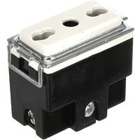 Feb 2045 Bivalente Sicherheitssteckdose Elfenbein 2P+E Italienischer Standard Kompatibel Bticino Magic von FEB