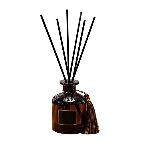 50ml Duft Dekoration Rattan Sticks Purifying Air Aroma Diffusor Set Aromatherapie Wohnzimmer Büro No Fire Ätherisches Öl-Blaues Windspiel von NUOYIYI