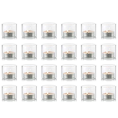 Nuptio Klarglas Votivkerzenhalter Satz von 24 Mini Teelichthalter Kerze Teelichthalter 4.6cm Breite Weihnachten Kerzenhalter Dekorationen Votivhalter für Hochzeit Party Halloween Nuptio Klarglas Votivkerzenhalter Satz von 24 Mini Teelichthalter Kerze Teelichthalter 4.6cm Breite Weihnachten Kerzenhalter Dekorationen Votivhalter für Hochzeit Party Halloween von NUPTIO