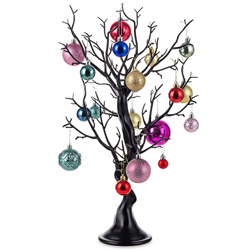 NUPTIO Deko Baum Halloween Schwarz: 58cm Weihnachtsbaum Wohnzimmer Hochzeit Weihnachtsdeko Christmas Hochzeitsdeko weihnachtsbäume Tisch Decoration Innen Schlafzimmer Outdoor Party Tree Geburtstag von NUPTIO