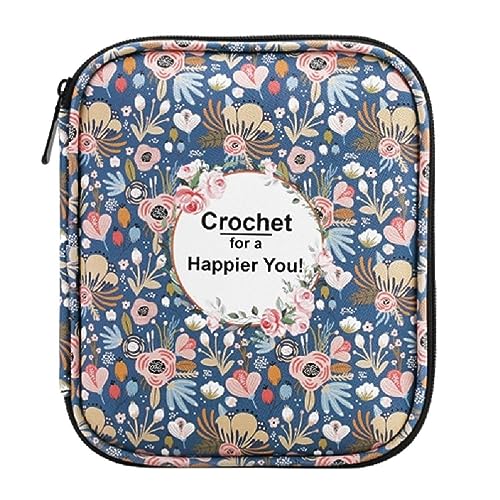 Häkelnadel Etui Häkel Organizer Tasche Häkelnadel Aufbewahrungstasche Häkel Reißverschlusstasche Mit Netztasche Und Halterschlitzen Häkelnadel Etui Häkel Organizer Tasche Häkel Häkel von NURCIX