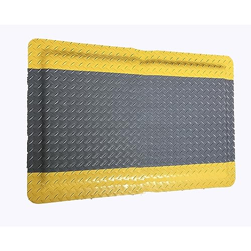 Anti-Ermüdungs-Industriebodenmatte, rutschfester Teppich, 0,8 Zoll verdickte Fußpolster, antistatische Komfortstufe for Kassen von Lebensmittelgeschäften ( Color : Grey 1 , Size : 60x100x2cm/24x39x0.8 von NURII