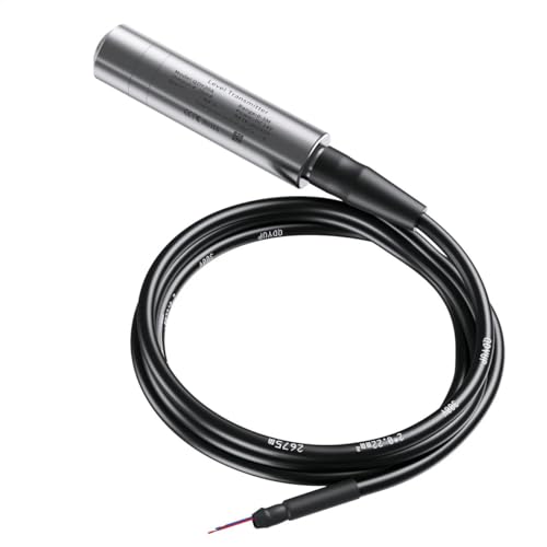 NURII Liquid Level Sensor, Water Tank Level Transmitter,4-20mA Low Cost Water Level Sensor, 5m 10m 15m, Range Tank Level Sensor(Color:4-20mA,Size:10M Range 10M Cable) von NURII