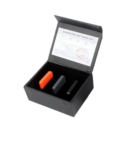 Typ A/D for Shore-Durometer, Gummihärte, Shore-Härte-Testblock-Tester, Standardblock, Shore-Härte-Testblock-Kit(Type D 3pcs) von NURII
