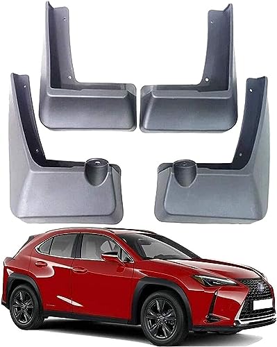 4 Stück Auto Schmutzfänger für Lexus UX UX200 UX250H 2019-2020, Auto Vorne Hinten Spritzschutz Abdeckung Kratzfestem Kotflügel Styling Zubehör von NUSHKE