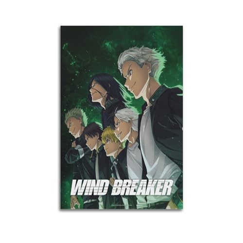 NUSLNG Anime-Windbreaker-Poster, dekoratives Leinwandposter, Wandkunst, Dekor, Wohnen, moderne Familienschlafzimmer-Dekoration, Poster, 40 x 60 cm, ungerahmter Stil NUSLNG Anime-Windbreaker-Poster, dekoratives Leinwandposter, Wandkunst, Dekor, Wohnen, moderne Familienschlafzimmer-Dekoration, Poster, 40 x 60 cm, ungerahmter Stil von NUSLNG
