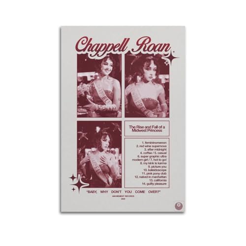 NUSLNG Chappell-Poster, Motiv: Roan, dekoratives Leinwandposter, Wandkunst, Dekor, Wohnen, moderne Familienschlafzimmer-Dekoration, Poster, 40 x 60 cm, ungerahmter Stil NUSLNG Chappell-Poster, Motiv: Roan, dekoratives Leinwandposter, Wandkunst, Dekor, Wohnen, moderne Familienschlafzimmer-Dekoration, Poster, 40 x 60 cm, ungerahmter Stil von NUSLNG