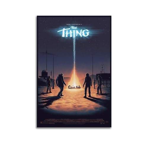 NUSLNG Filmposter "The Thing", dekoratives Leinwandposter, Wandkunst, Dekor, Wohnen, moderne Familienschlafzimmer-Dekoration, Poster, 50 x 75 cm, ungerahmter Stil NUSLNG Filmposter "The Thing", dekoratives Leinwandposter, Wandkunst, Dekor, Wohnen, moderne Familienschlafzimmer-Dekoration, Poster, 50 x 75 cm, ungerahmter Stil von NUSLNG