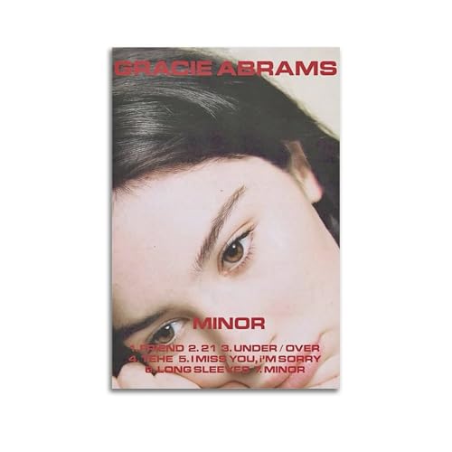NUSLNG Gracie Abrams Album Minor Poster, dekoratives Leinwandposter, Wandkunst, Dekor, Wohnen, modern, Familienschlafzimmer, Dekoration, Poster, 30 x 45 cm, ungerahmter Stil NUSLNG Gracie Abrams Album Minor Poster, dekoratives Leinwandposter, Wandkunst, Dekor, Wohnen, modern, Familienschlafzimmer, Dekoration, Poster, 30 x 45 cm, ungerahmter Stil von NUSLNG
