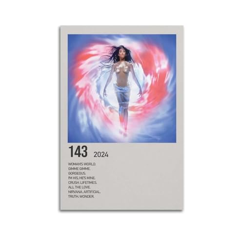 NUSLNG Katy Perry Album 143 Poster, Kunst-Cover, Raumdekoration, ästhetische Schlafzimmerdekoration, Leinwandposter für Schlafzimmer, 20 x 30 cm, ungerahmter Stil NUSLNG Katy Perry Album 143 Poster, Kunst-Cover, Raumdekoration, ästhetische Schlafzimmerdekoration, Leinwandposter für Schlafzimmer, 20 x 30 cm, ungerahmter Stil von NUSLNG