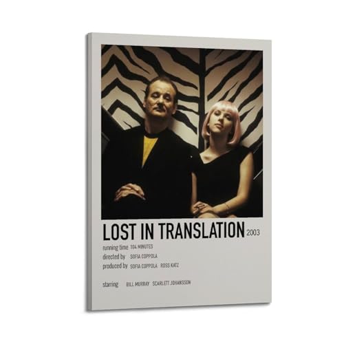 NUSLNG Lost in Translation Poster, dekoratives Leinwandposter, Wandkunst, Dekor, Wohnen, moderne Familienschlafzimmer-Dekoration, Poster, 50 x 75 cm, Rahmenstil NUSLNG Lost in Translation Poster, dekoratives Leinwandposter, Wandkunst, Dekor, Wohnen, moderne Familienschlafzimmer-Dekoration, Poster, 50 x 75 cm, Rahmenstil von NUSLNG