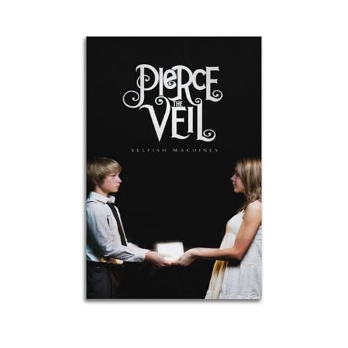 NUSLNG Poster, Motiv: Pierce The Veil, dekoratives Leinwandposter, Wandkunst, Dekor, Wohnzimmer, moderne Familienschlafzimmer-Dekoration, Poster, 40 x 60 cm, ungerahmter Stil NUSLNG Poster, Motiv: Pierce The Veil, dekoratives Leinwandposter, Wandkunst, Dekor, Wohnzimmer, moderne Familienschlafzimmer-Dekoration, Poster, 40 x 60 cm, ungerahmter Stil von NUSLNG