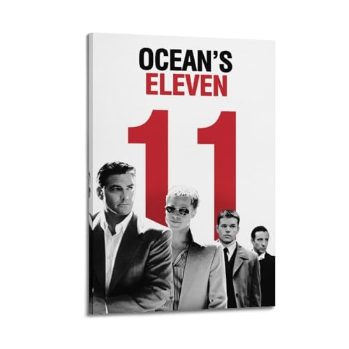 NUSLNG Poster "Ocean's Eleven", dekoratives Leinwandposter, Wandkunst, Dekor, Wohnzimmer, moderne Familienschlafzimmer-Dekoration, Poster, 40 x 60 cm, Rahmenstil NUSLNG Poster "Ocean's Eleven", dekoratives Leinwandposter, Wandkunst, Dekor, Wohnzimmer, moderne Familienschlafzimmer-Dekoration, Poster, 40 x 60 cm, Rahmenstil von NUSLNG