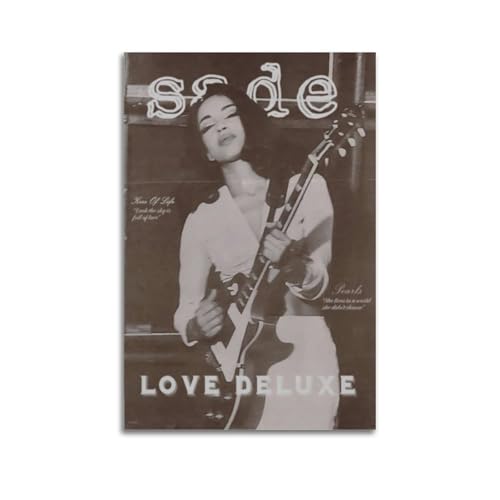 NUSLNG Sade Love, Deluxe-Poster, Kunst-Cover, Raumdekoration, ästhetische Schlafzimmerdekoration, Leinwandposter für Schlafzimmer, 60 x 90 cm, ungerahmter Stil NUSLNG Sade Love, Deluxe-Poster, Kunst-Cover, Raumdekoration, ästhetische Schlafzimmerdekoration, Leinwandposter für Schlafzimmer, 60 x 90 cm, ungerahmter Stil von NUSLNG