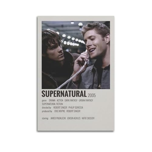 NUSLNG TV-Serie Supernatural-Poster, dekoratives Leinwandposter, Wandkunst, Dekor, Wohnen, moderne Familienschlafzimmer-Dekoration, Poster, 30 x 45 cm, ungerahmter Stil NUSLNG TV-Serie Supernatural-Poster, dekoratives Leinwandposter, Wandkunst, Dekor, Wohnen, moderne Familienschlafzimmer-Dekoration, Poster, 30 x 45 cm, ungerahmter Stil von NUSLNG