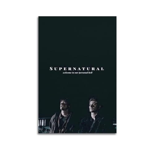 NUSLNG TV-Serie Supernatural-Poster, dekoratives Leinwandposter, Wandkunst, Dekor, Wohnen, moderne Familienschlafzimmer-Dekoration, Poster, 40 x 60 cm, ungerahmter Stil NUSLNG TV-Serie Supernatural-Poster, dekoratives Leinwandposter, Wandkunst, Dekor, Wohnen, moderne Familienschlafzimmer-Dekoration, Poster, 40 x 60 cm, ungerahmter Stil von NUSLNG