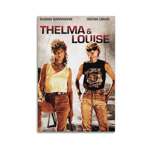 NUSLNG Thelma & Louise Poster, Kunst-Cover, Raumdekoration, ästhetische Schlafzimmerdekoration, Leinwandposter für Schlafzimmer, 50 x 75 cm, ungerahmter Stil NUSLNG Thelma & Louise Poster, Kunst-Cover, Raumdekoration, ästhetische Schlafzimmerdekoration, Leinwandposter für Schlafzimmer, 50 x 75 cm, ungerahmter Stil von NUSLNG