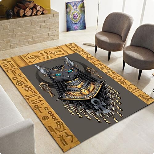 NUTANS Bereich Teppich Ägyptischer Mythos Teppich, Wohnzimmer Teppiche Nachttisch Teppich Fußmatte Schlafzimmer Dekor 80 * 120cm NUTANS Bereich Teppich Ägyptischer Mythos Teppich, Wohnzimmer Teppiche Nachttisch Teppich Fußmatte Schlafzimmer Dekor 80 * 120cm von NUTANS