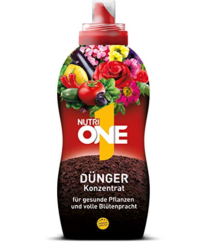 Nutri ONE Universaldünger, Flüssigdünger für Zierpflanzen, Obst, Gemüse und Kräuter, 500 ml Flüssigkonzentrat von NUTRI 1 ONE