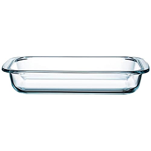 Glas-Auflaufform für Ofen, Glas-Ofenform Lasagne, 1,5L Ofenform rechteckig, Lasagneform, rechteckige Glasform, Bräterform, längliche Auflaufform Glas-Auflaufform für Ofen, Glas-Ofenform Lasagne, 1,5L Ofenform rechteckig, Lasagneform, rechteckige Glasform, Bräterform, längliche Auflaufform von NUTRIUPS